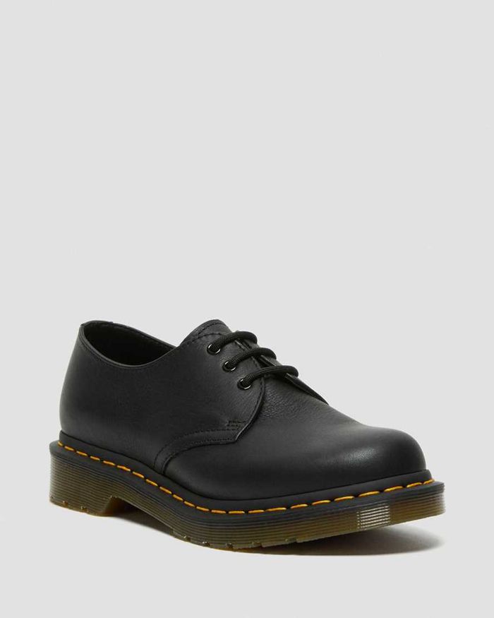 Dr Martens Oxfords Dame Svart 1461 Virginia Læder 8723LDYXV